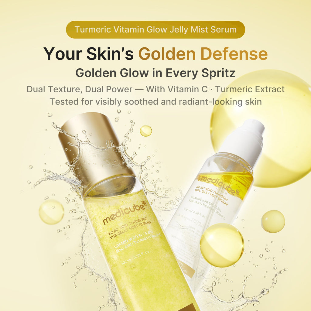 Kojic Acid Turmeric Vitamin Gold Jelly Mist Serum V4