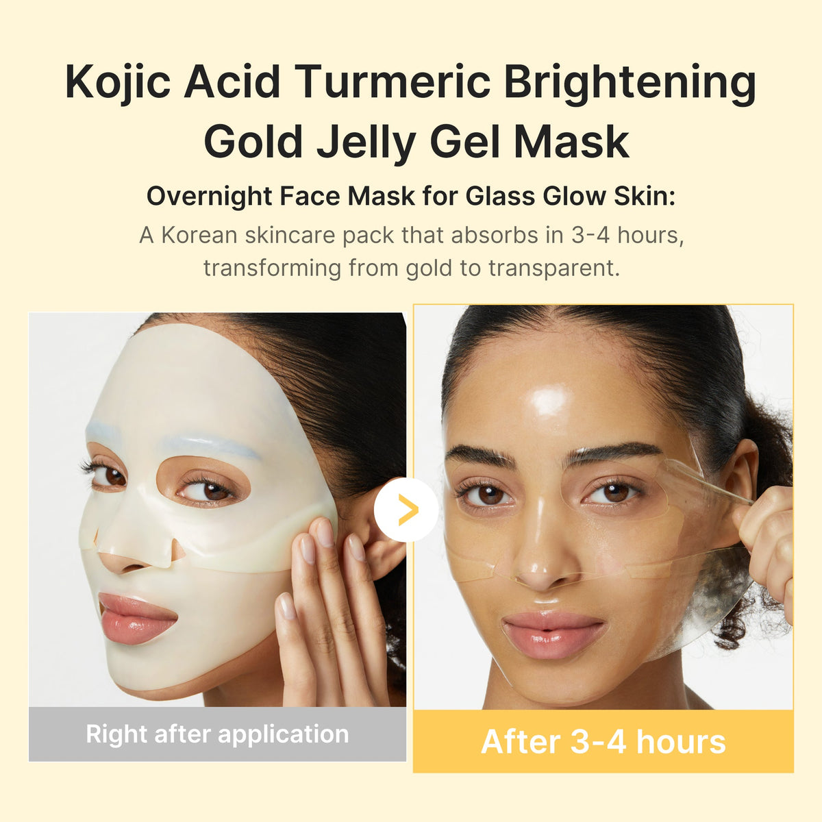 Kojic Acid Turmeric Gold Jelly Gel Mask B4