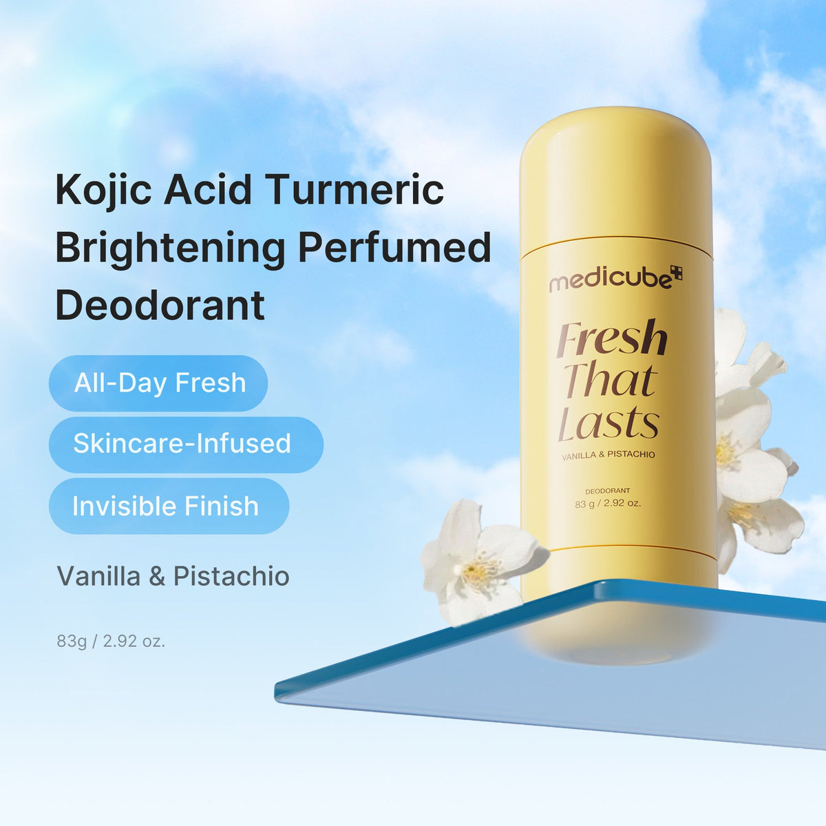 Kojic Acid Brightening Deodorant (Vanilla & Pistachio) N0