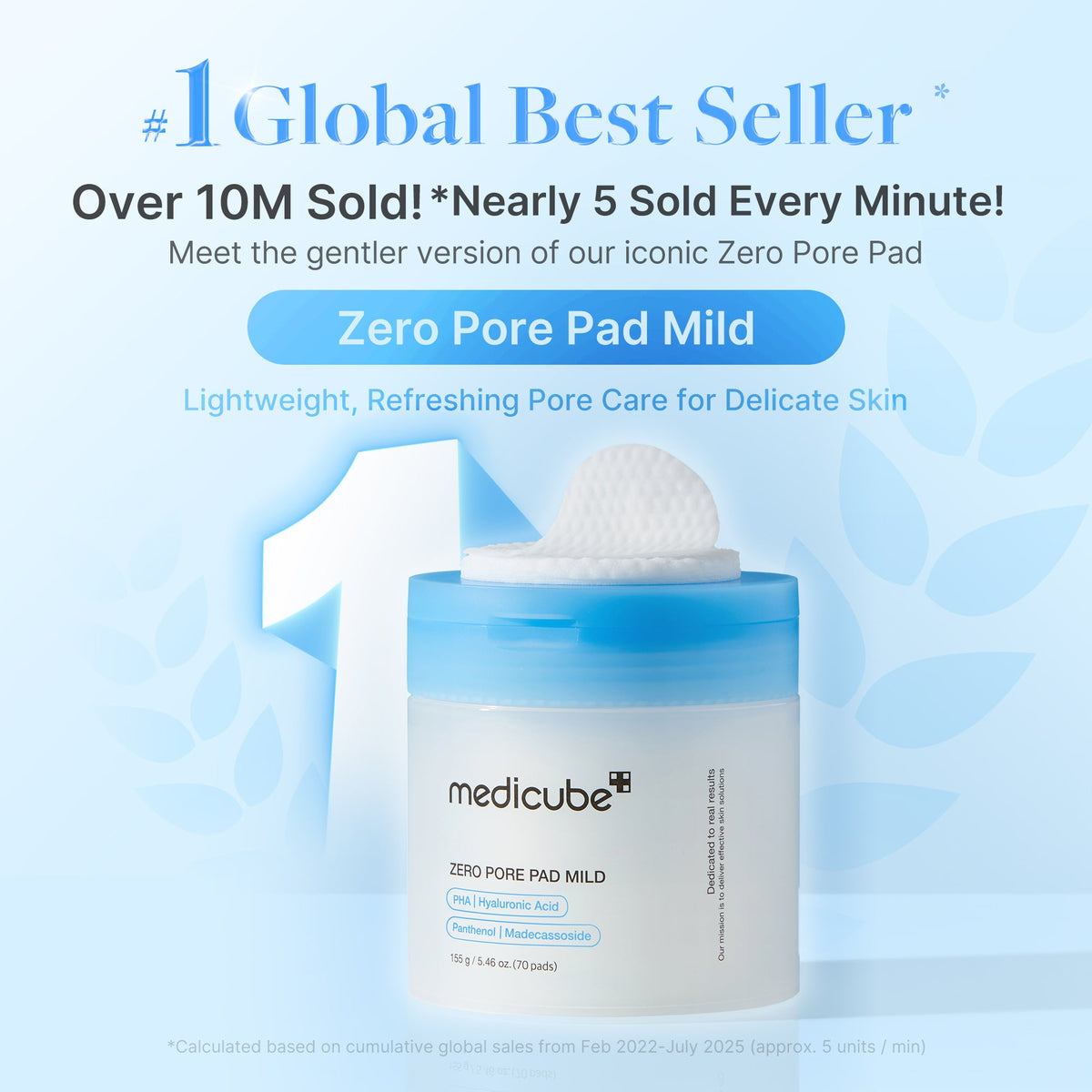 Zero Pore Madecassoside Pads (Mild) D0