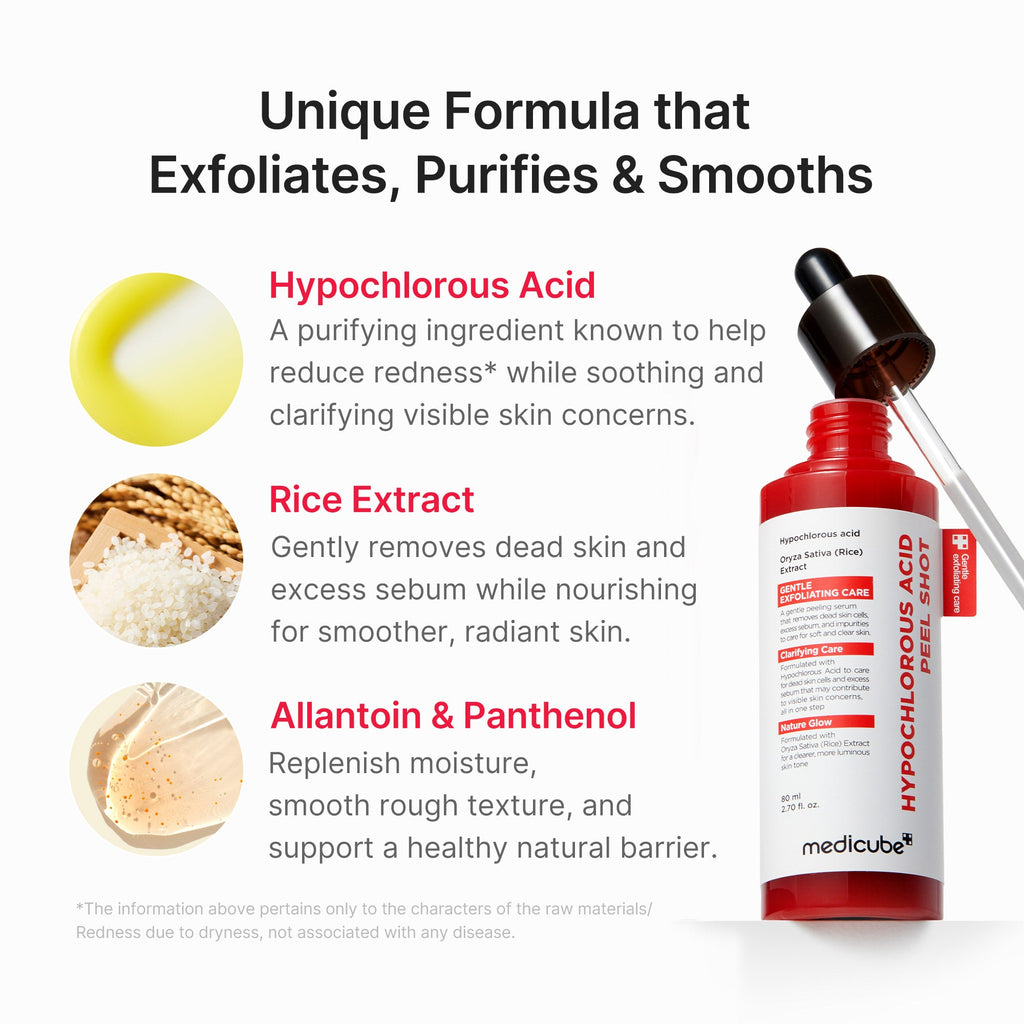 Hypochlorous Acid Rice Peel Shot R9