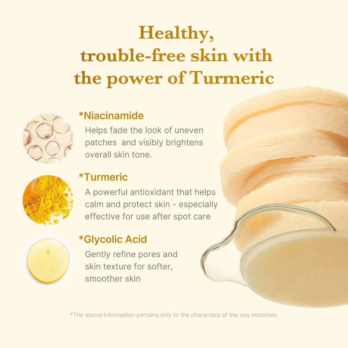 Kojic Acid Tumeric Toner Pad H1