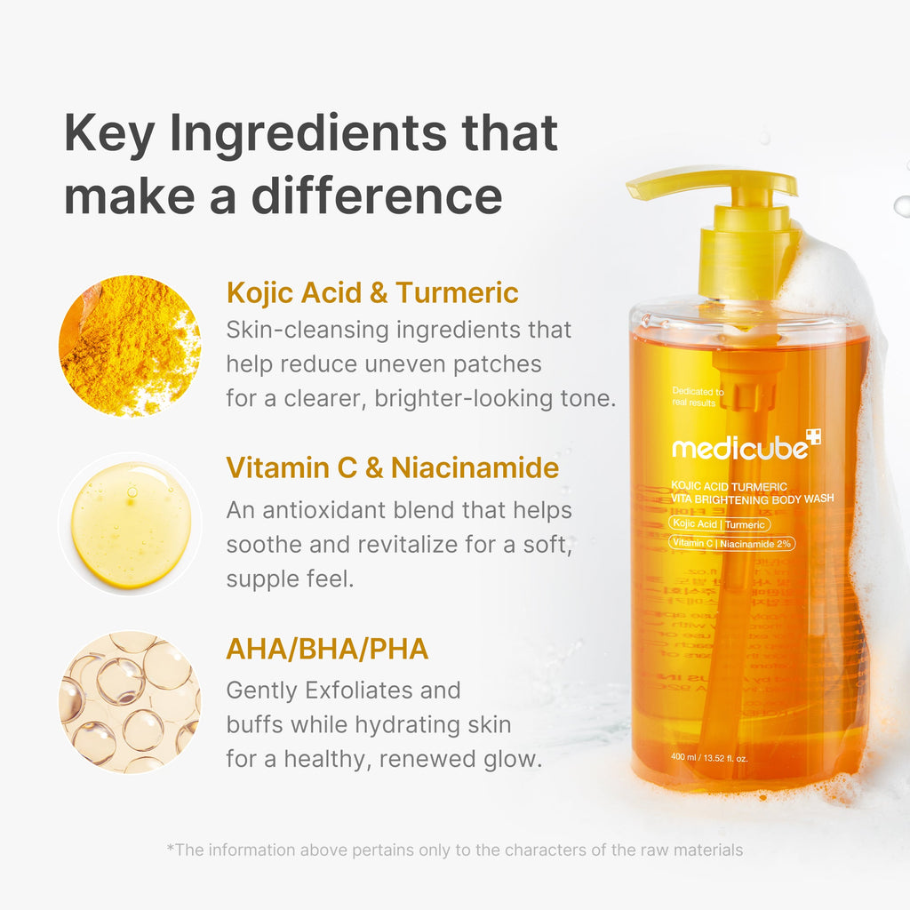 Kojic Acid Turmeric Brightening Body Wash A4