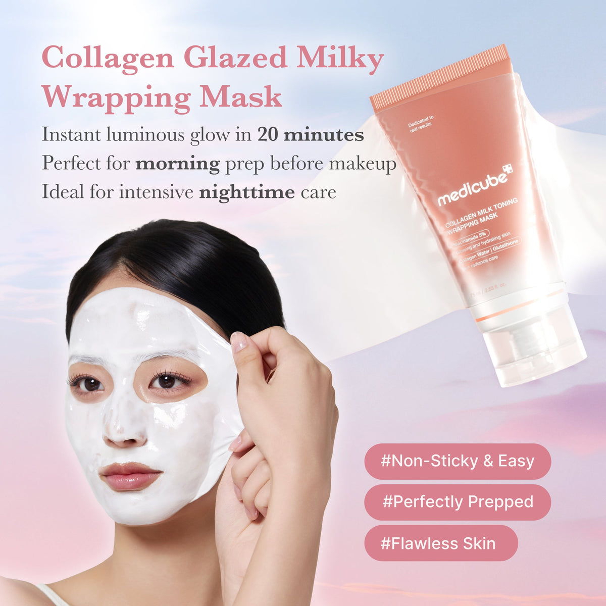Collagen Milky Glow Daytime Wrapping Mask Q1
