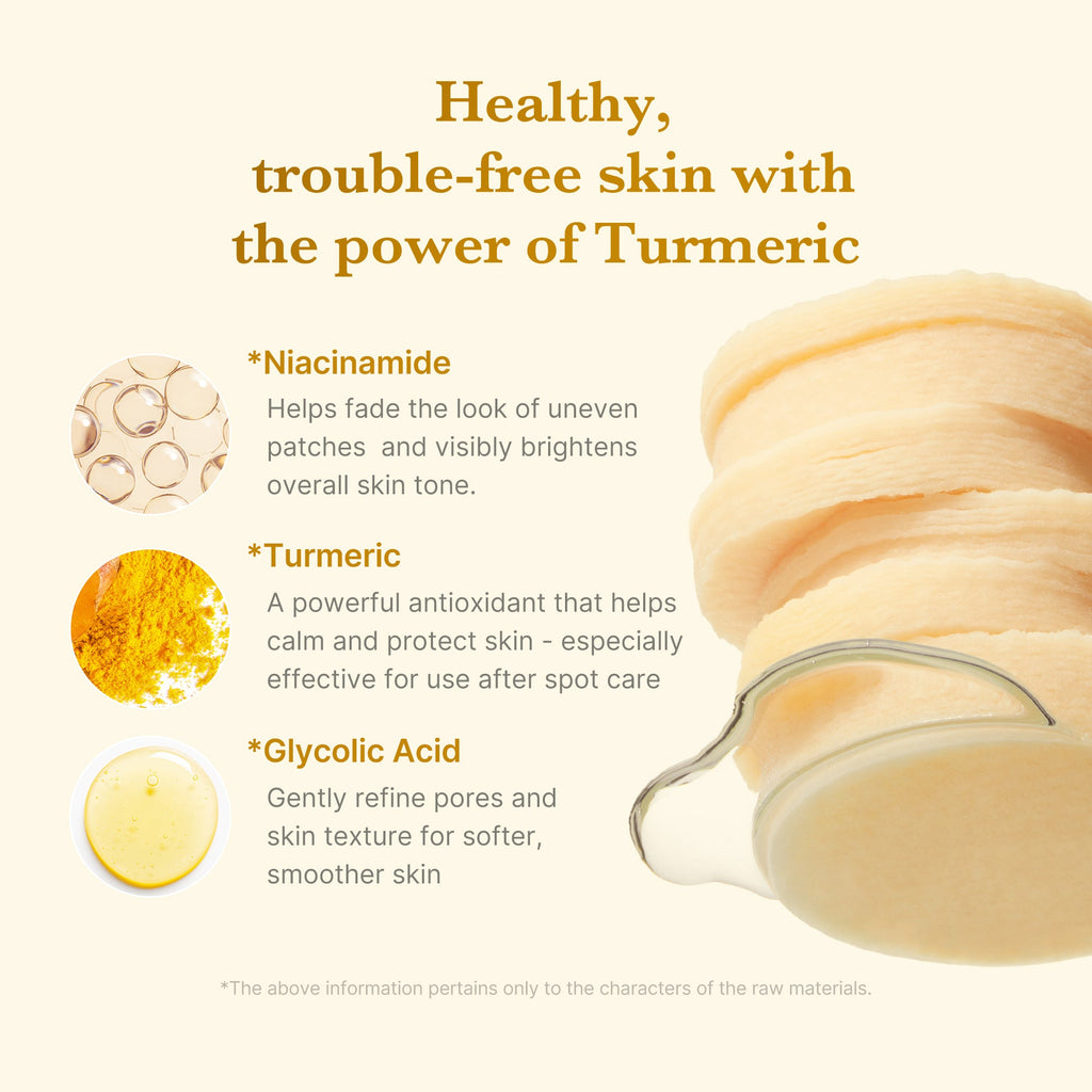 Kojic Acid Tumeric Toner Pad C2