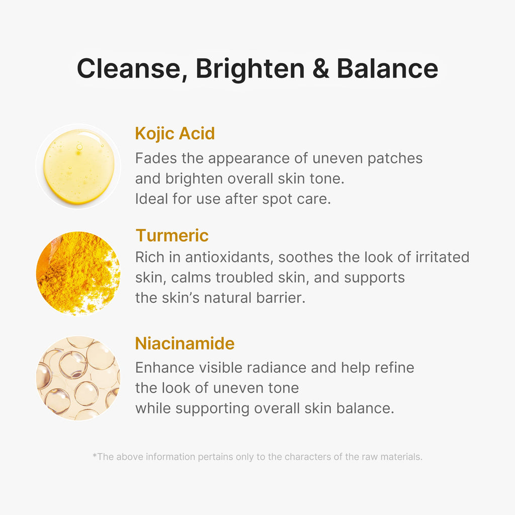 Kojic Acid Turmeric Vita Capsule Foam Cleanser P7