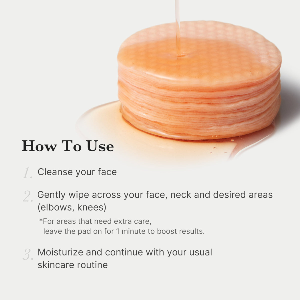 Red Succinic Acid Panthenol Pads E2