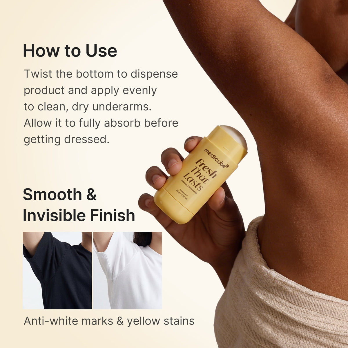 Kojic Acid Brightening Deodorant (Vanilla & Pistachio) N0