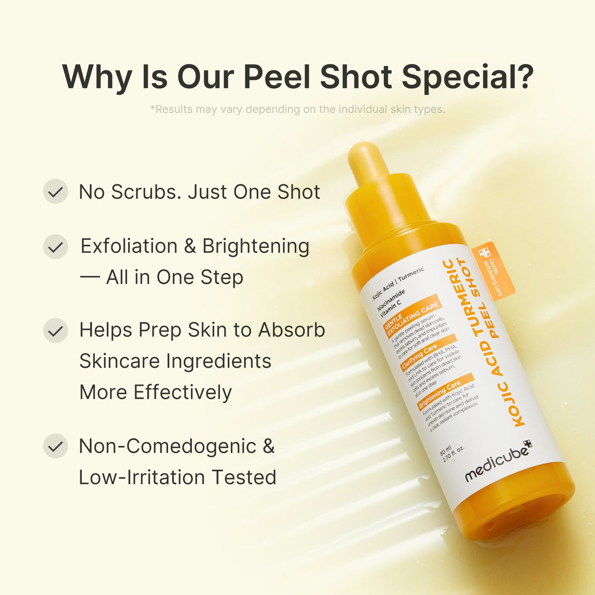 Kojic Acid Turmeric Peel Shot Q3
