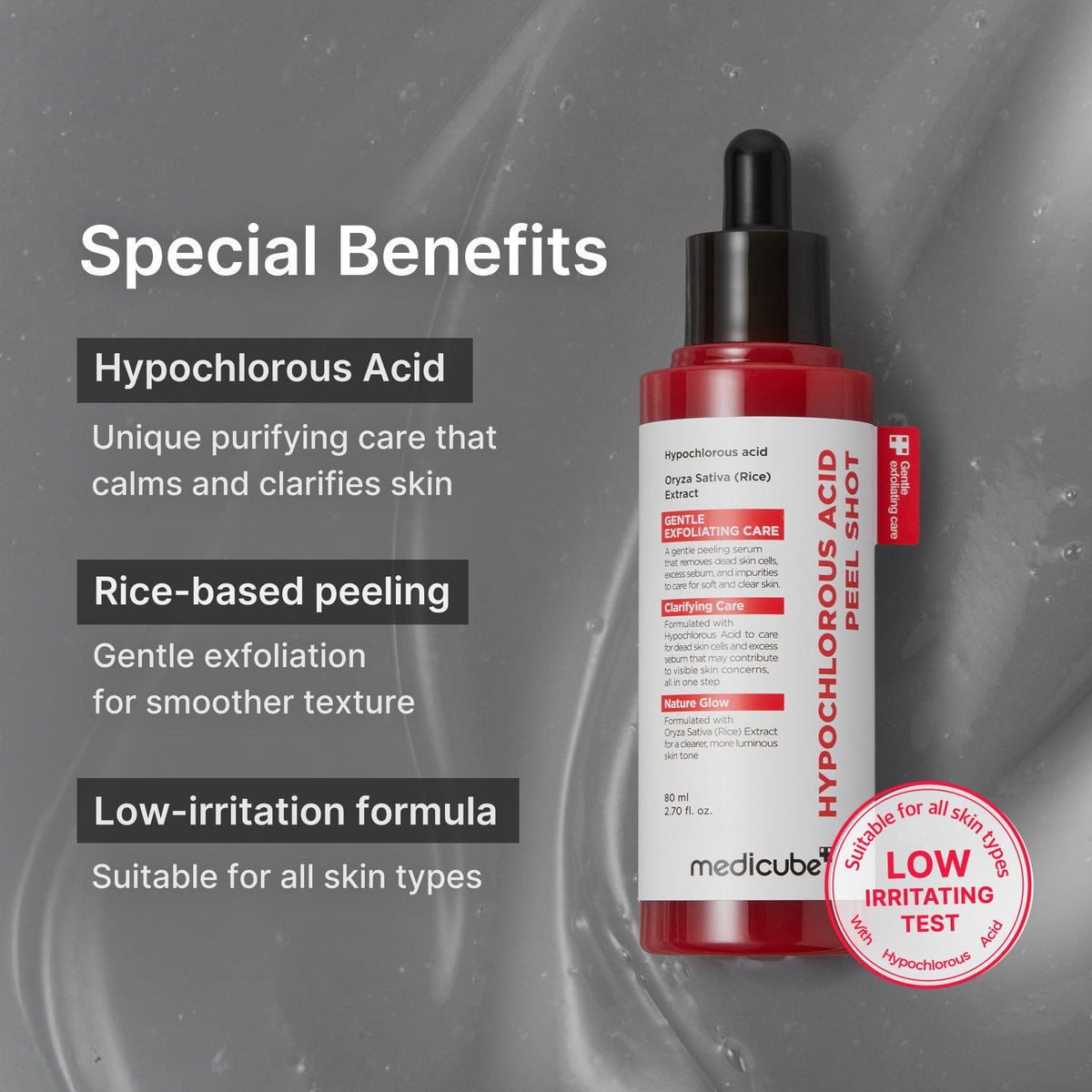 Hypochlorous Acid Rice Peel Shot R9