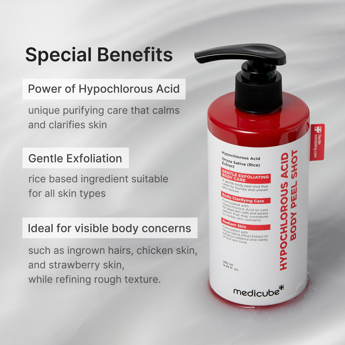 Hypochlorous Acid Rice Body Peel Shot H9