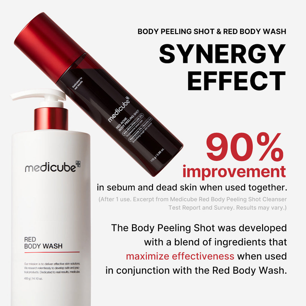 Red Body Peeling Shot Cleanser V4