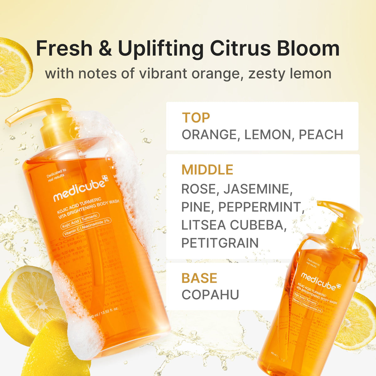 Kojic Acid Turmeric Brightening Body Wash A4