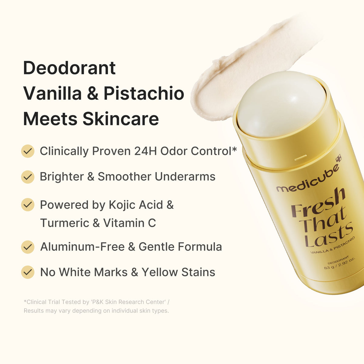 Kojic Acid Brightening Deodorant (Vanilla & Pistachio) N0