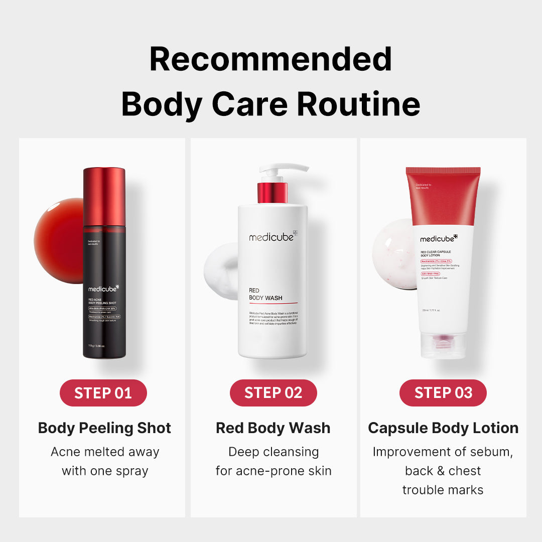 Red Body Peeling Shot Cleanser V4