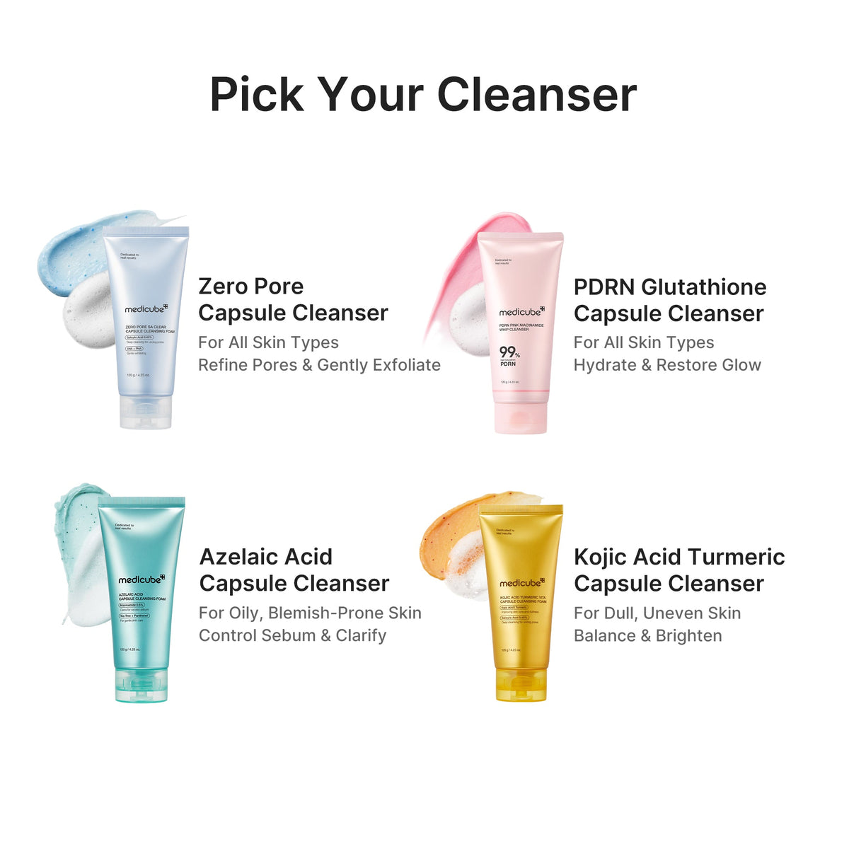 Kojic Acid Turmeric Vita Capsule Foam Cleanser P7