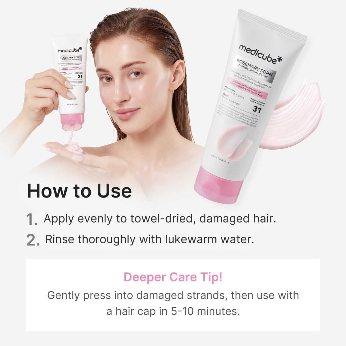 Rosemary PDRN Damage Care Hair Mask V6