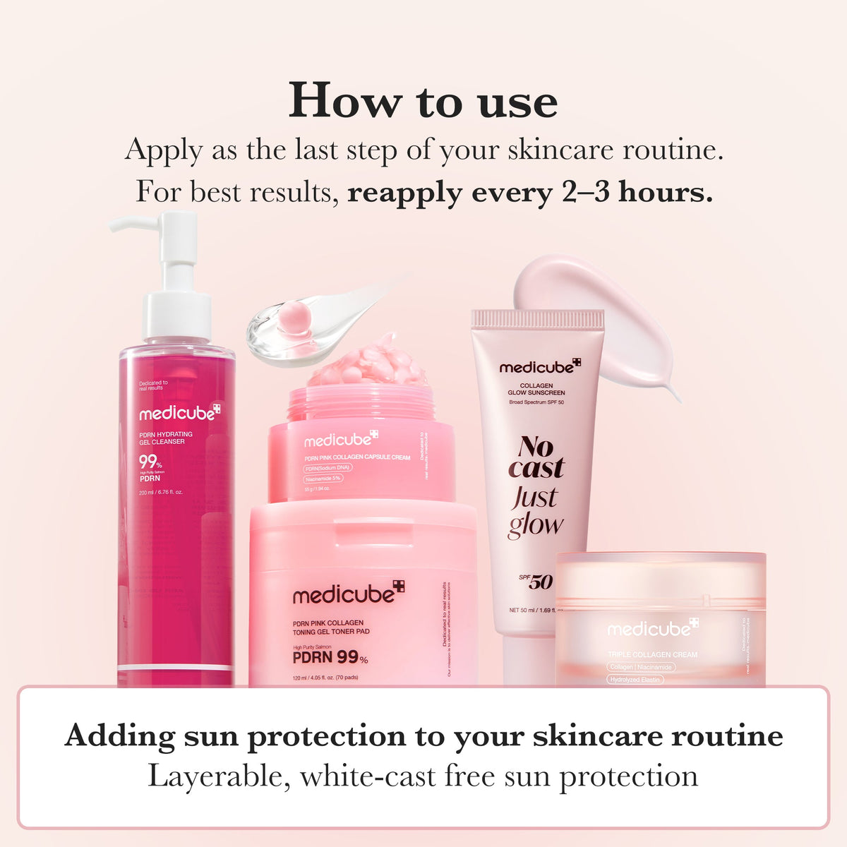 No Cast Just Glow Collagen Sunscreen A5