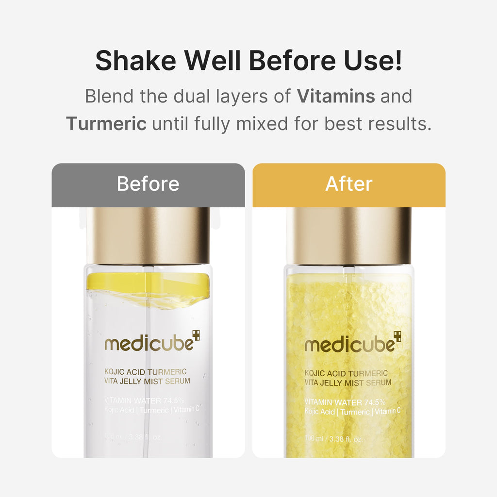 Kojic Acid Turmeric Vitamin Gold Jelly Mist Serum V4