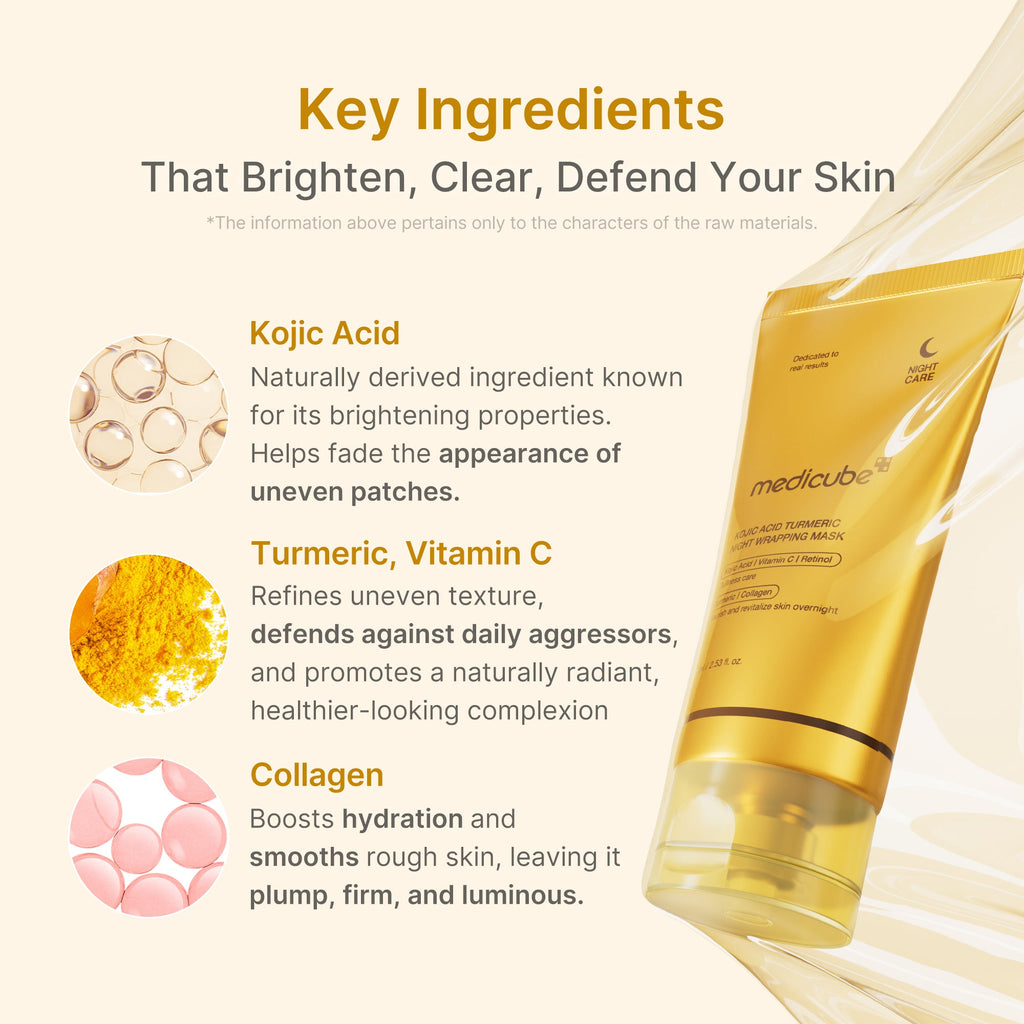 Kojic Acid Turmeric Overnight Wrapping Mask G3