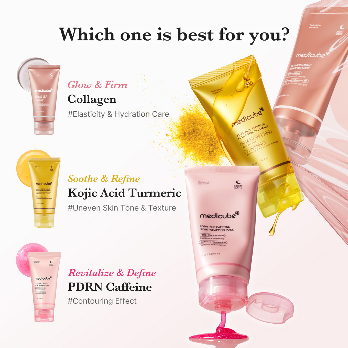 Kojic Acid Turmeric Overnight Wrapping Mask G3