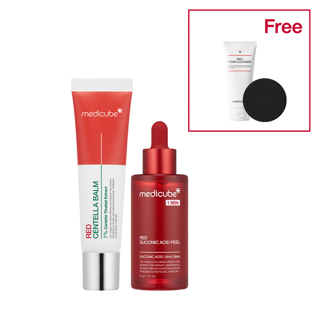 21% Red Succinic Acid Cleansing Booster Serum D3