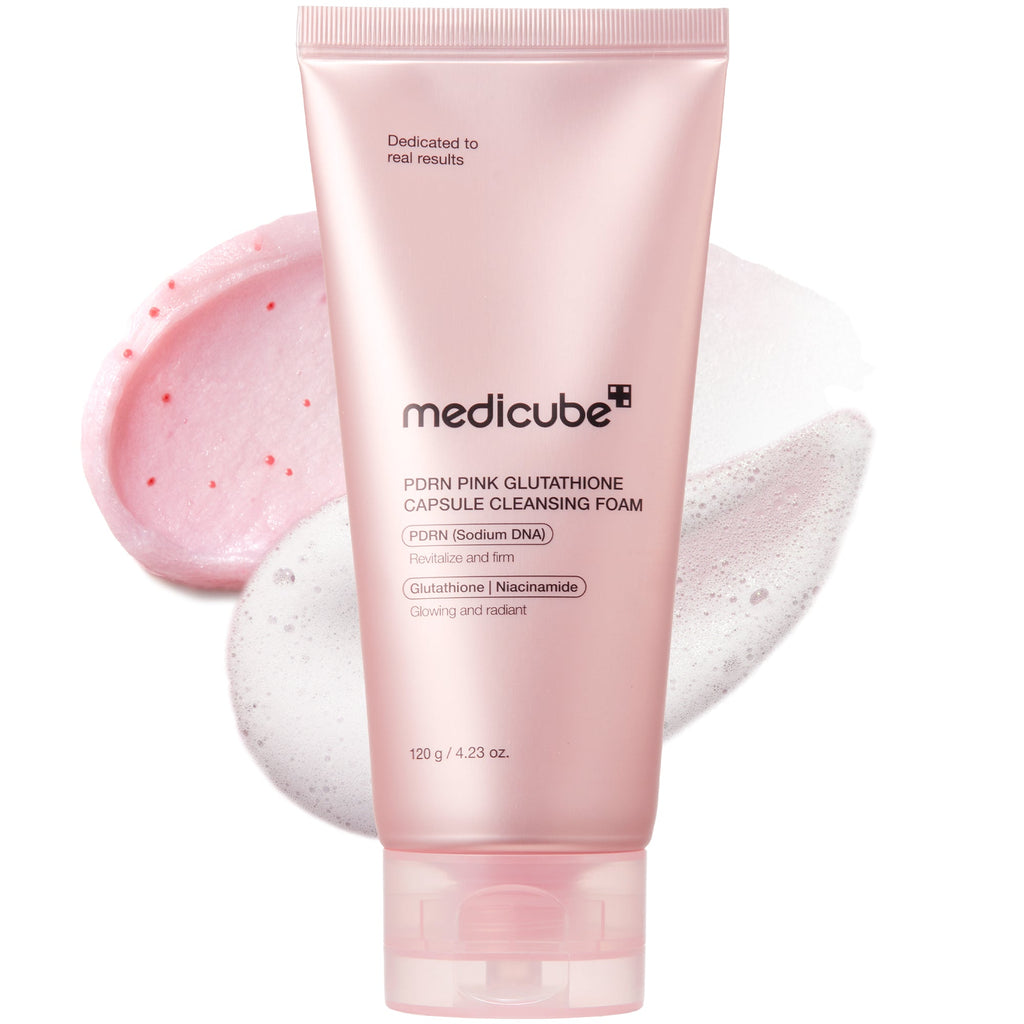 PDRN Pink Glutathione Capsule Foam Cleanser B4