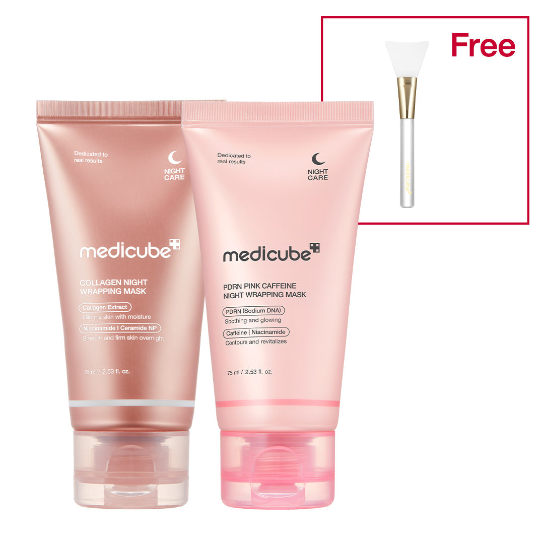 PDRN Pink Caffeine Overnight Wrapping Mask K0