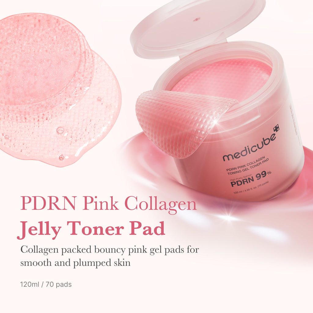 PDRN Pink Collagen Gel Toner Pad W9