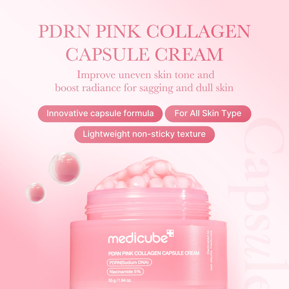 PDRN Pink Collagen Capsule Cream E9