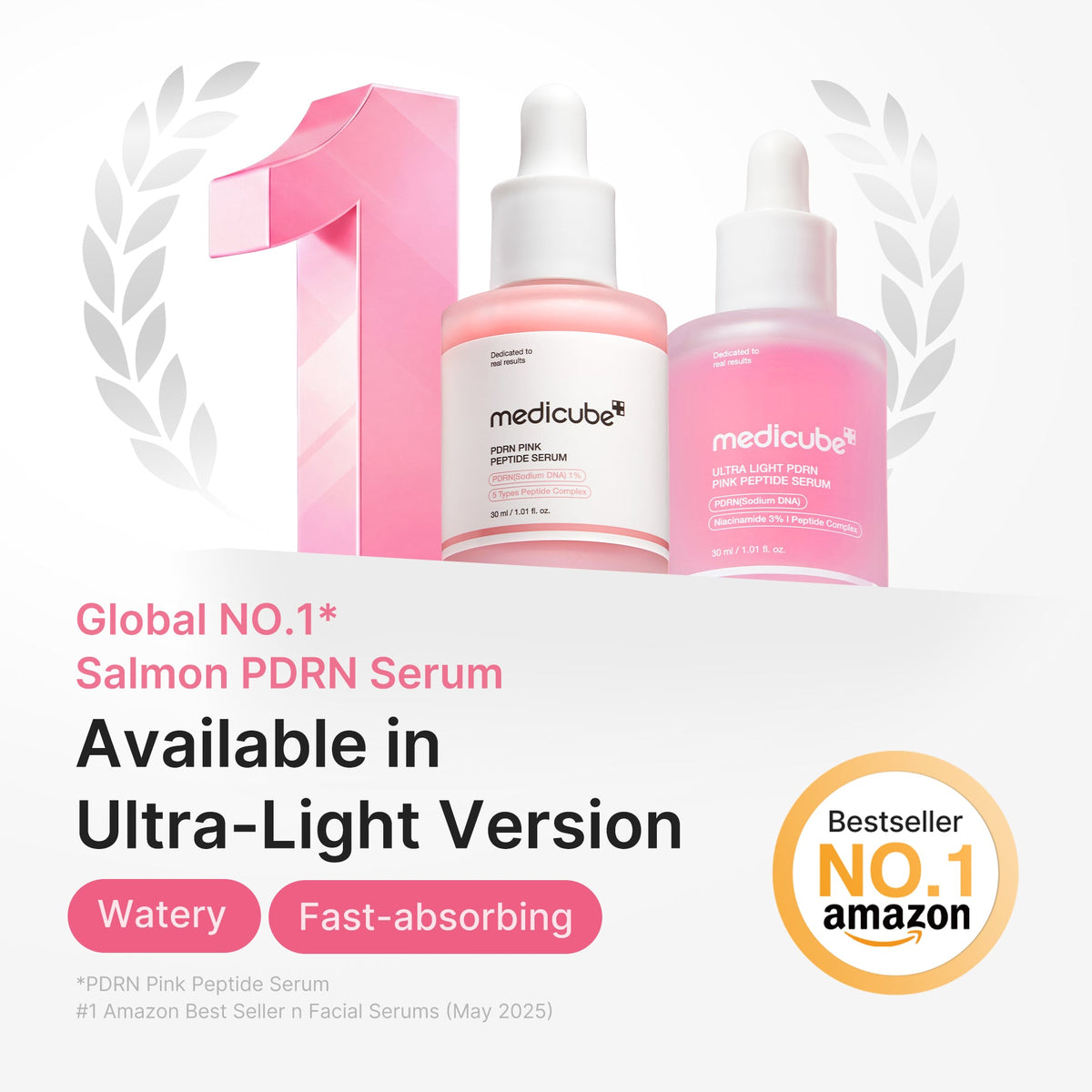 Ultra Light PDRN Pink Peptide Serum W4
