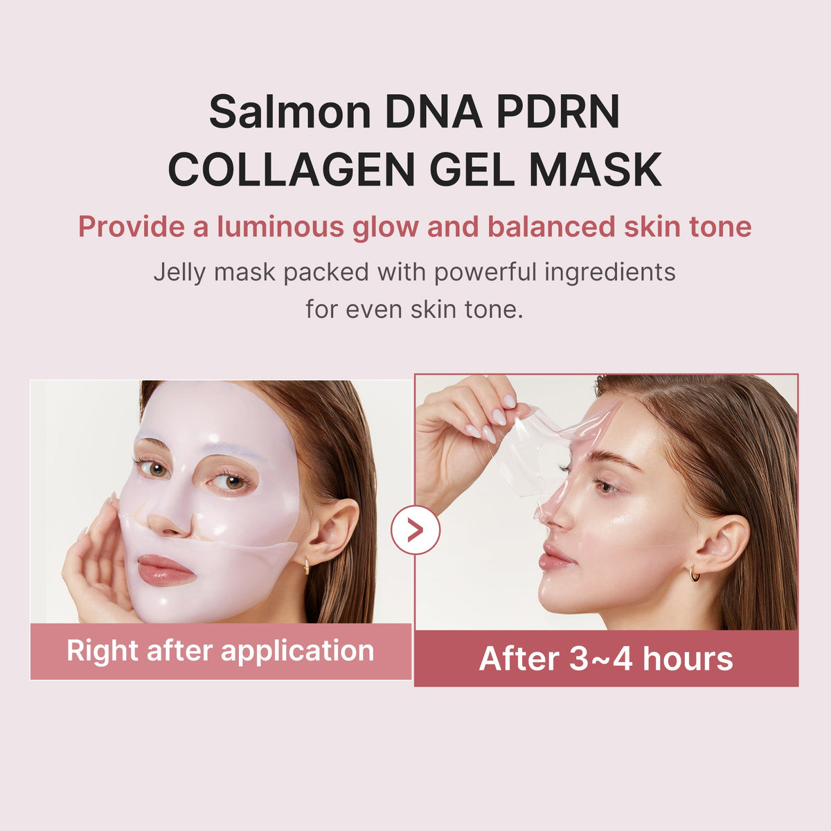 Salmon PDRN Pink Collagen Jelly Gel Mask H5