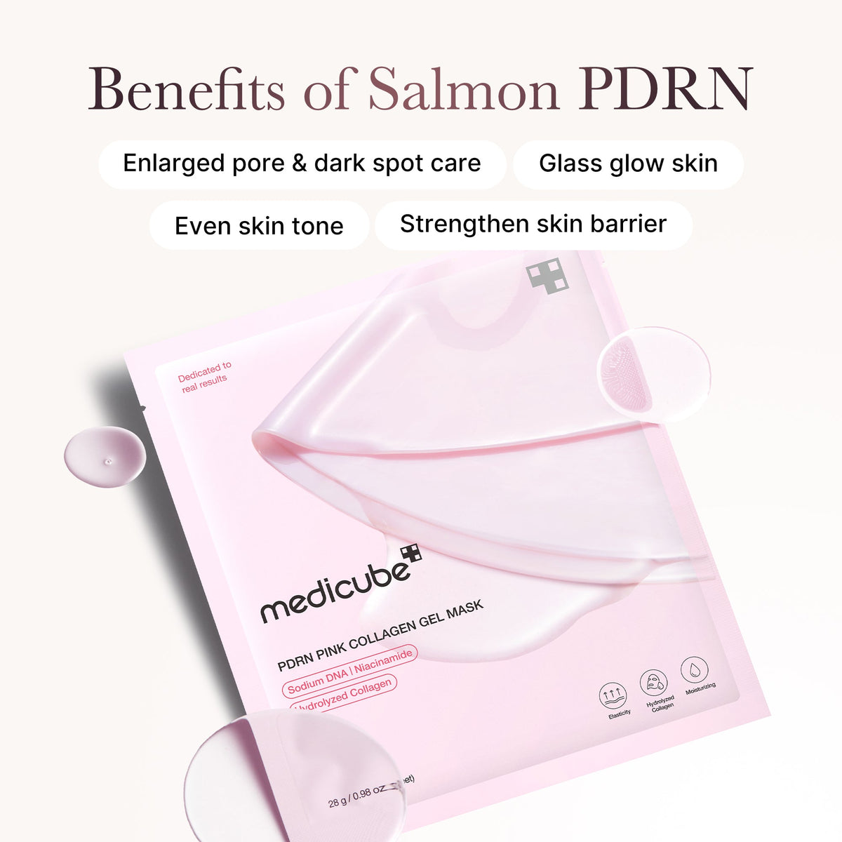 Salmon PDRN Pink Collagen Jelly Gel Mask H5