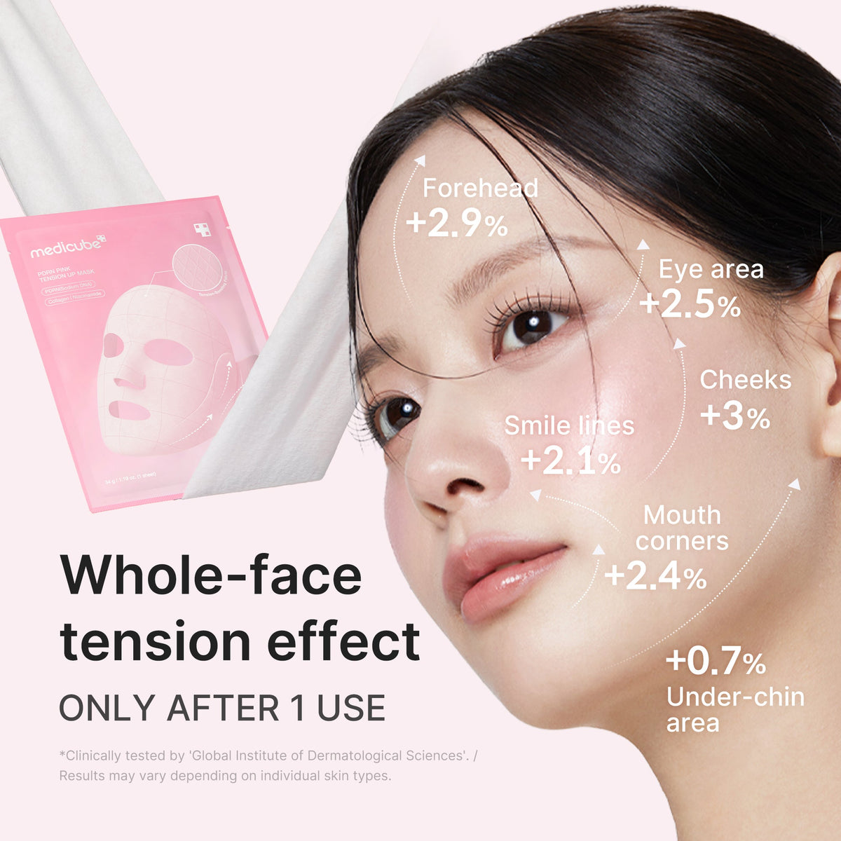 PDRN Pink Tension Up Mask N4