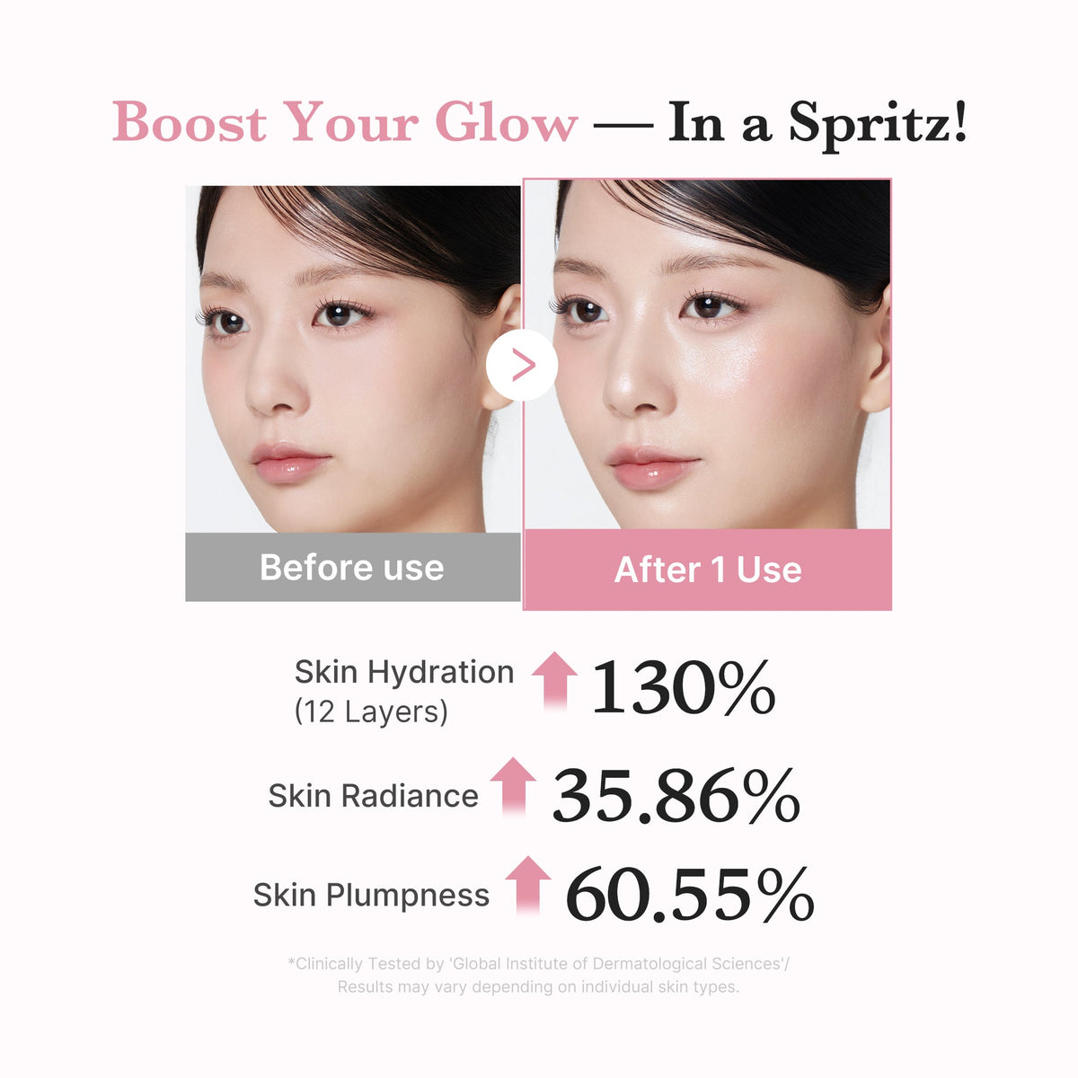 PDRN Pink Collagen Glow Jelly Mist Serum A5