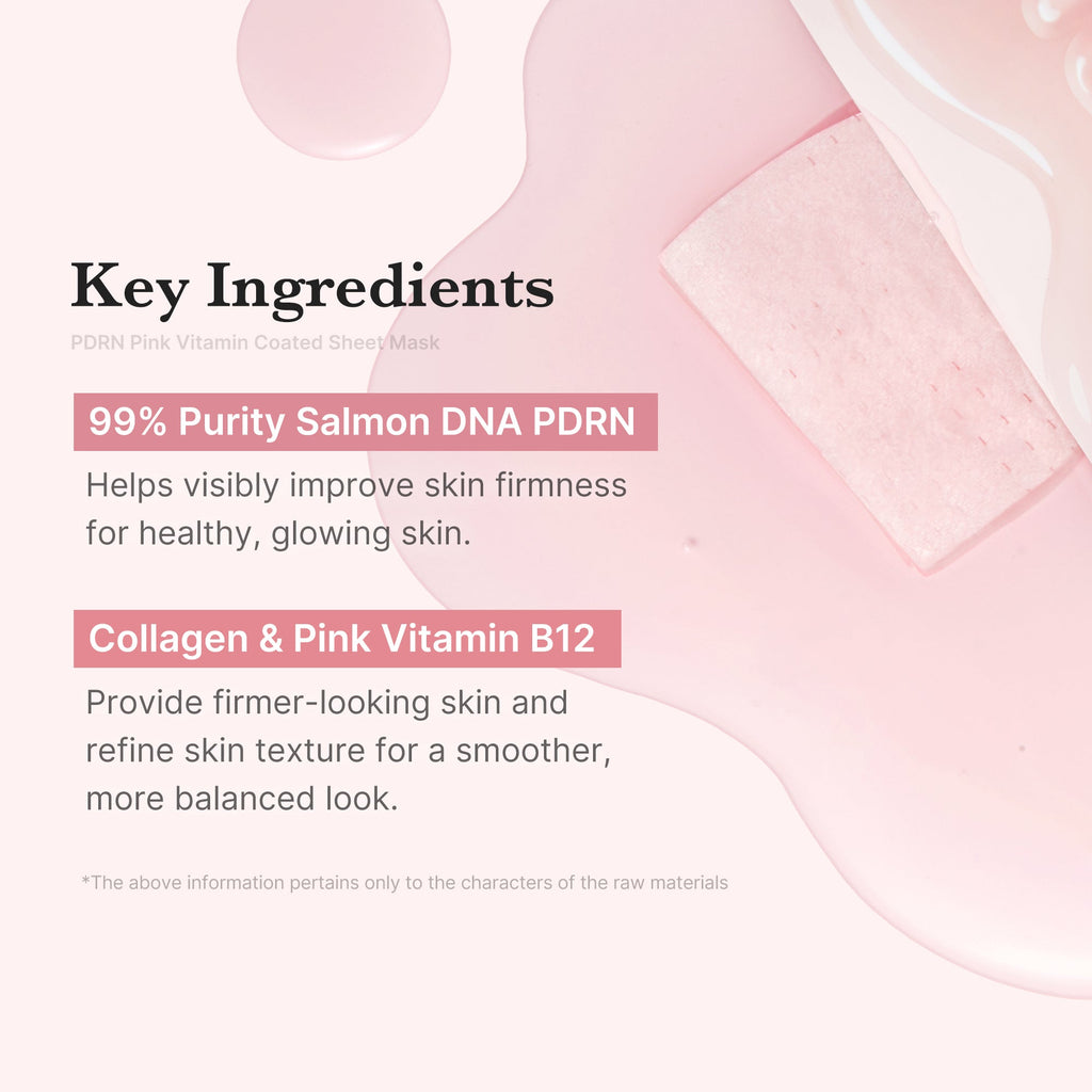 PDRN Pink Vita Coating Sheet Mask X2