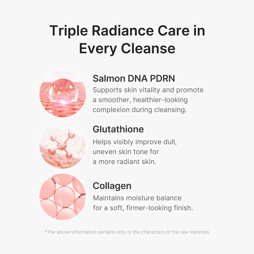 PDRN Pink Glutathione Capsule Foam Cleanser B4