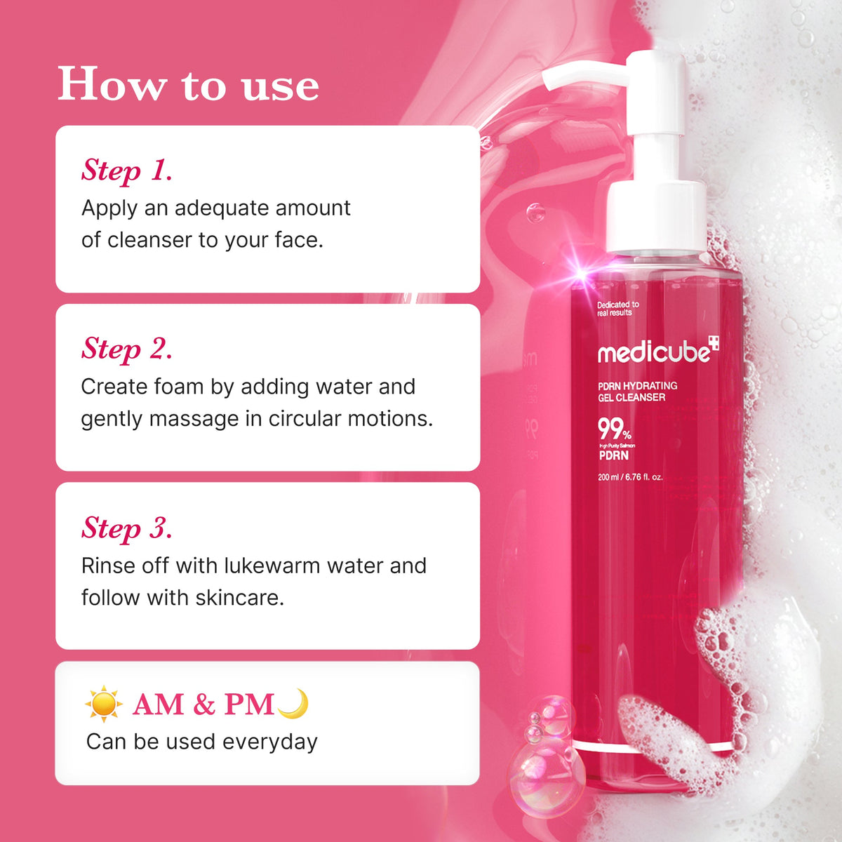 PDRN Pink Gel Cleanser R0