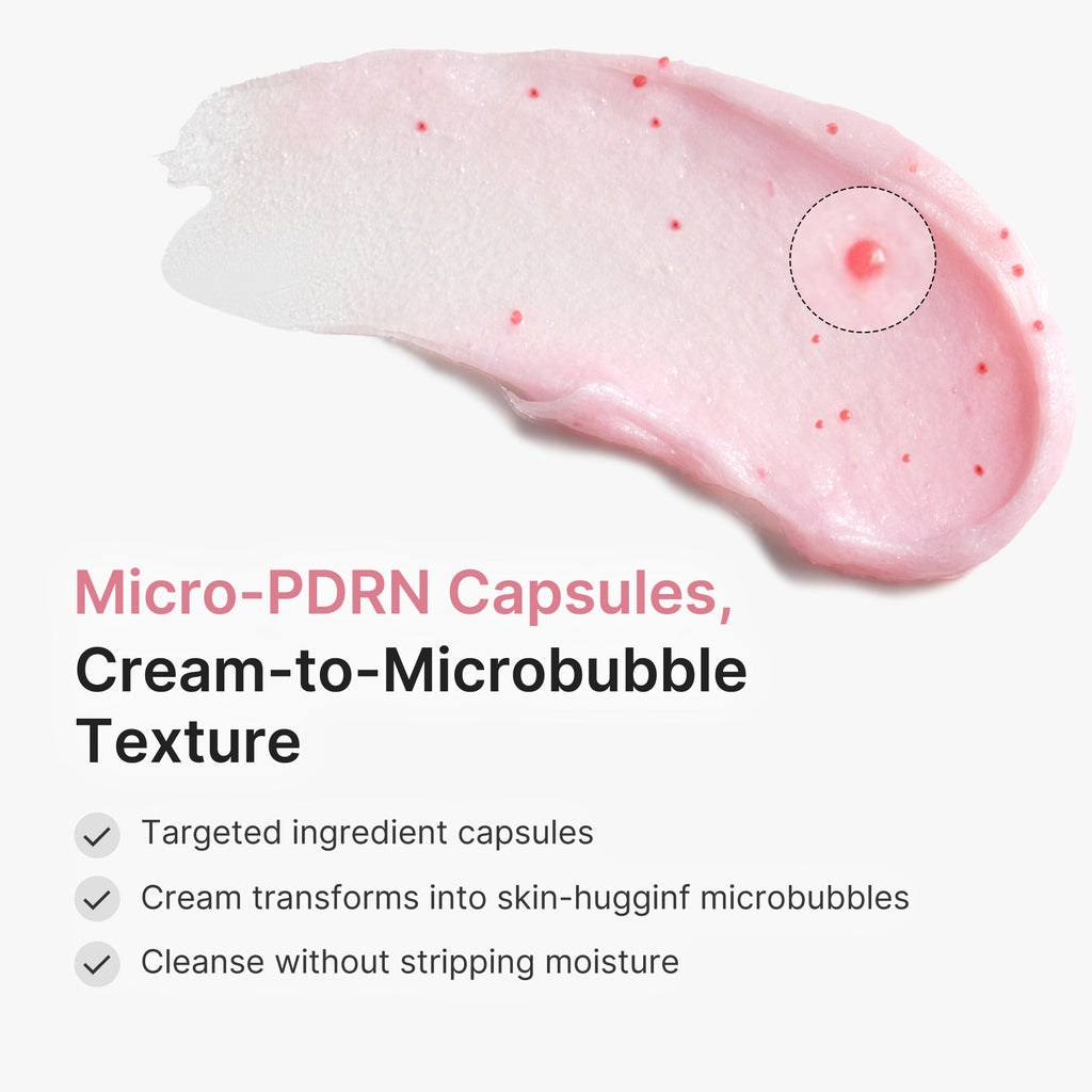 PDRN Pink Glutathione Capsule Foam Cleanser B4