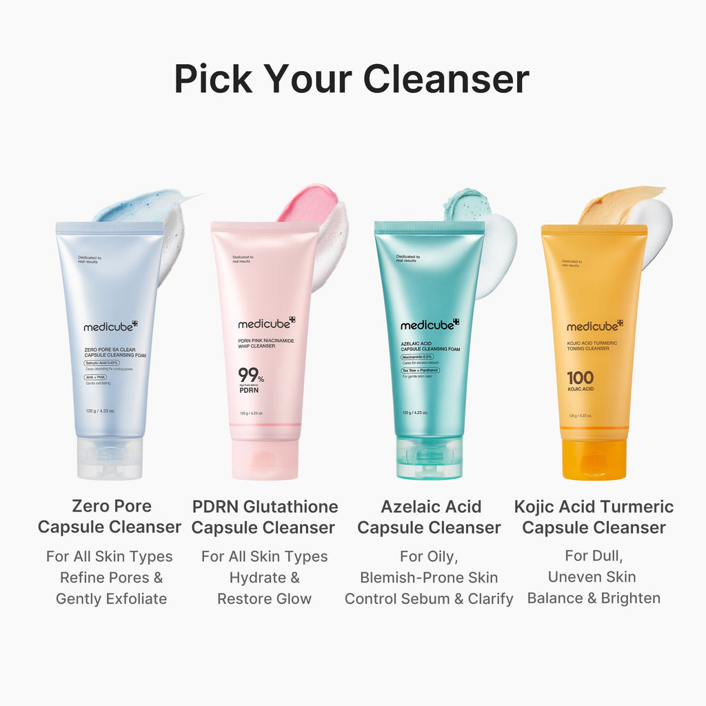 PDRN Pink Glutathione Capsule Foam Cleanser B4
